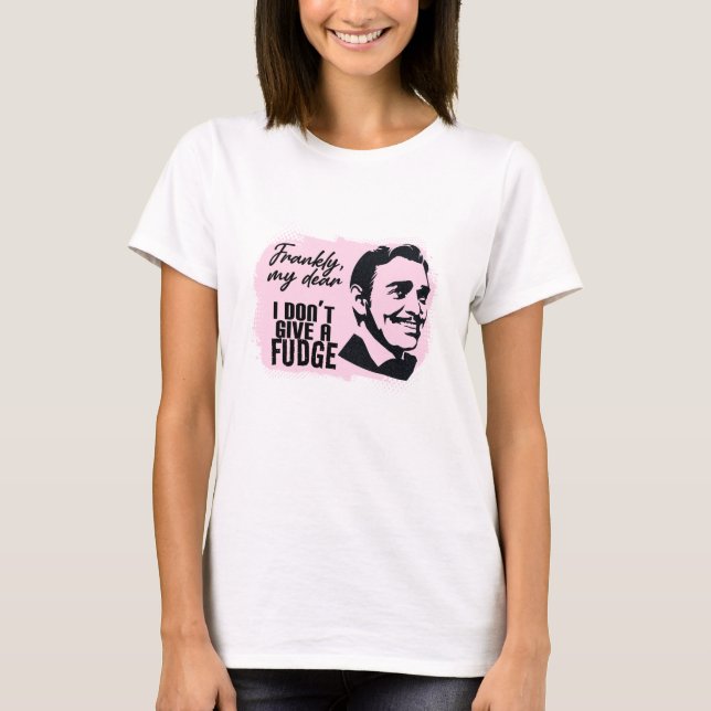 Customizable Hollywood Movie Quote - White T-Shirt (Front)