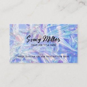 Customizable Holographic Business Cards