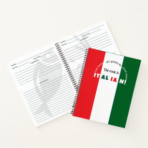 Customizable Italian Recipe Book
