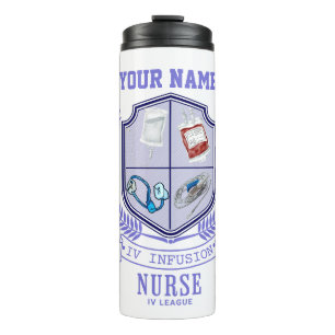 Customizable IV League Infusion Nurse Thermal Tumbler