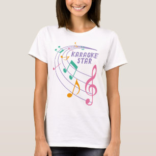 Customizable Karaoke Music Star T-Shirt