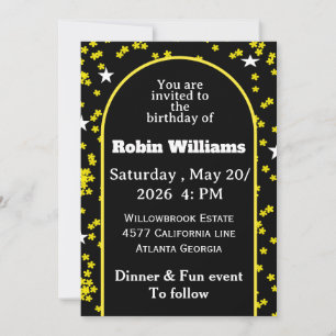 Customizable Kids Birthday Invitation Editable