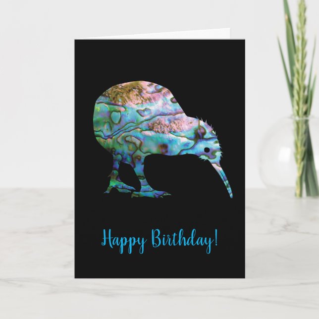 CUSTOMIZABLE KIWI BIRTHDAY CARD (Front)