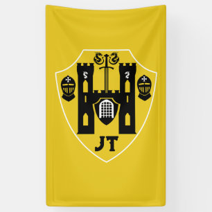 Customizable Knights Shield Banner