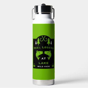 Customizable Lake Fishing Gift Water Bottle