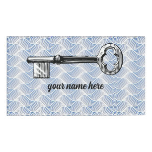 Customizable Large Rectangle Name Tag