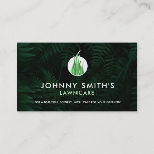 Customizable Lawn Care Business Cards