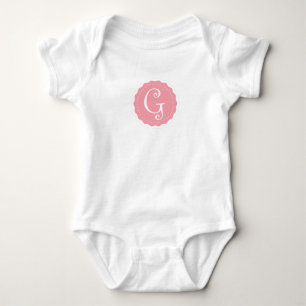 Customizable Letter "G" Baby Bodysuit