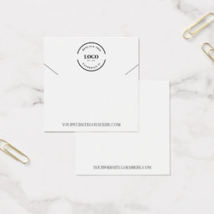 Customizable logo website Jewelry Necklace Holder 