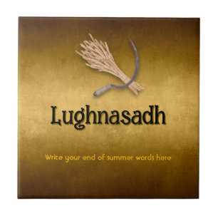 Customizable Lughnasadh Ceramic Tile