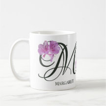 Customizable Margaret name pretty pink floral girl