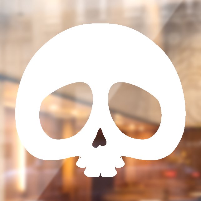 Customizable Mini Skull Window Cling (Sheet 2)