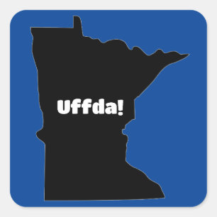 Customizable Minnesota Uffda Stickers