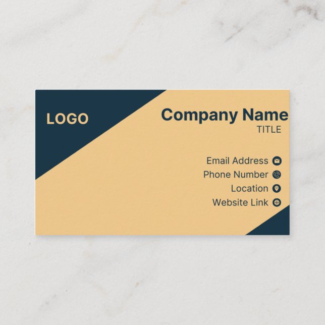 Customizable Modern Business Card  (Back)