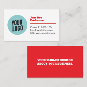 Customizable Modern Minimalistic Business Card