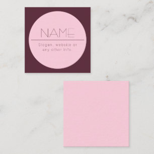 Customizable Modern Text w/Border Card