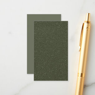 Customizable Moss Green Noise Flat Advice Card