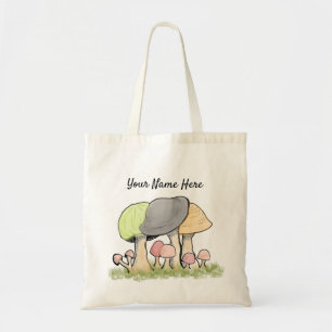 Customizable Mushroom   Tote Bag