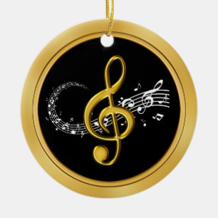 Customizable Music Note Ornaments BULK or Buy ONE