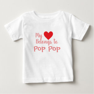 CUSTOMIZABLE My Heart Belongs to You Baby T-Shirt