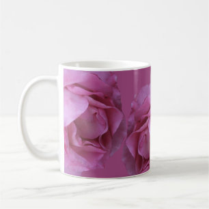 Customizable name Karen pretty pink rose floral Coffee Mug