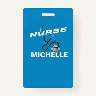 Customizable Name Nurse ID Badge
