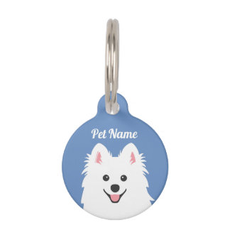 Customizable Named Japanese Spitz Dog Pet Tag