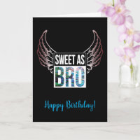 CUSTOMIZABLE NEW ZEALAND BRO BIRTHDAY CARD