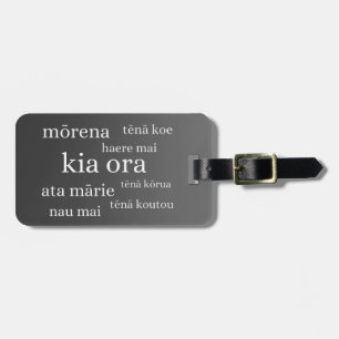 CUSTOMIZABLE New Zealand Luggage Tag