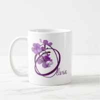 Customizable Olivia name pretty purple floral cute
