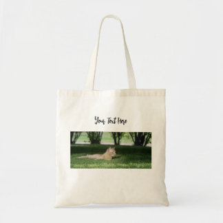Customizable Orange Cat Photography  Tote Bag