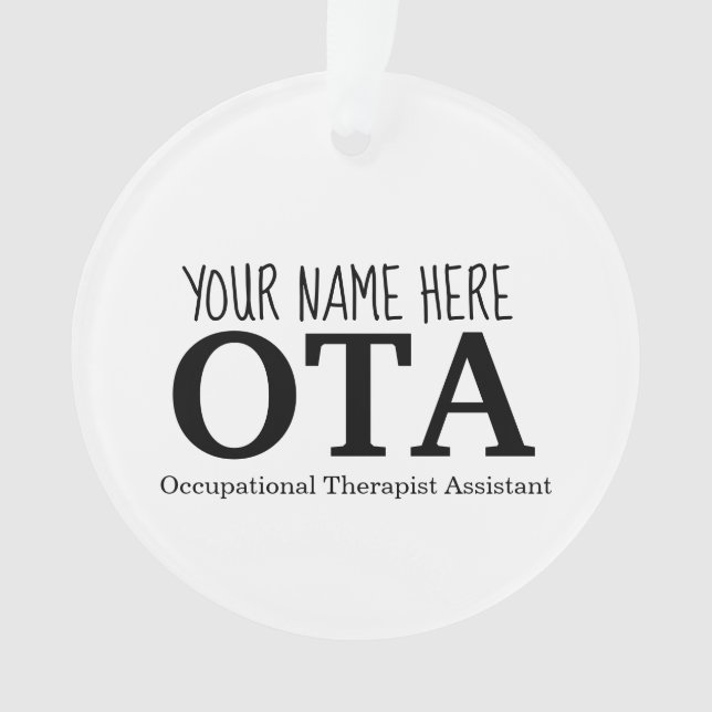 Customizable OTA Ornament (Front)