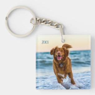 Customizable Pet Photo Gift Pet Parents Dog Moms  Key Ring