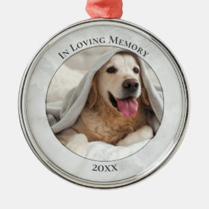 Customizable PET PHOTO MEMORIAL Metal Tree Decoration