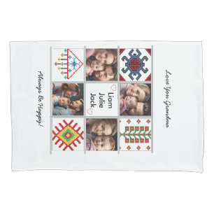 Customizable Photo Collage Pillowcase