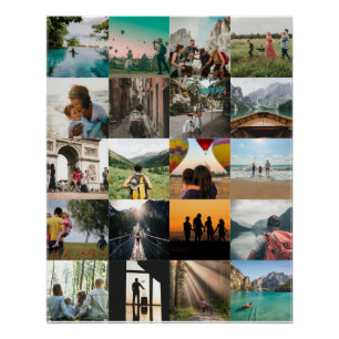 Customizable Photo Memories Poster