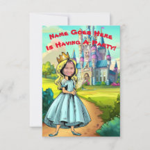 Customizable Photo Princess Party Invitation