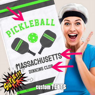 Customizable pickleball hand towel