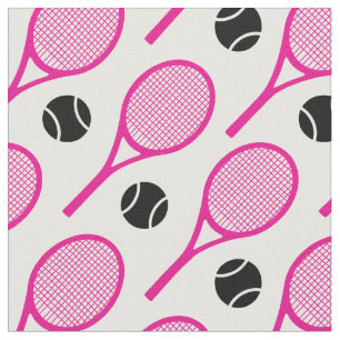 Customizable pink tennis rackets (see description) fabric