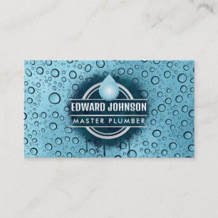 Customizable Plumber business cards