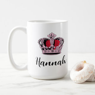 Customizable Princess Queen Crown Coffee Mug
