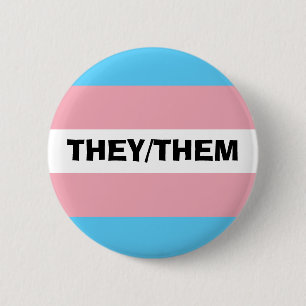 Customizable Pronoun 6 Cm Round Badge