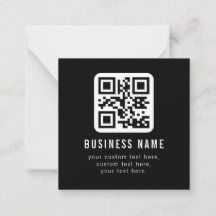 Customizable QR Code & Editable Text Design