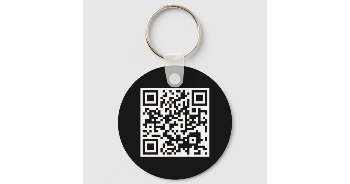 customizable QR code Key Ring Zazzle