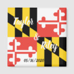 Customizable Save the Date MD Wedding Magnet<br><div class="desc">Maryland Wedding Save the Date Magnet</div>