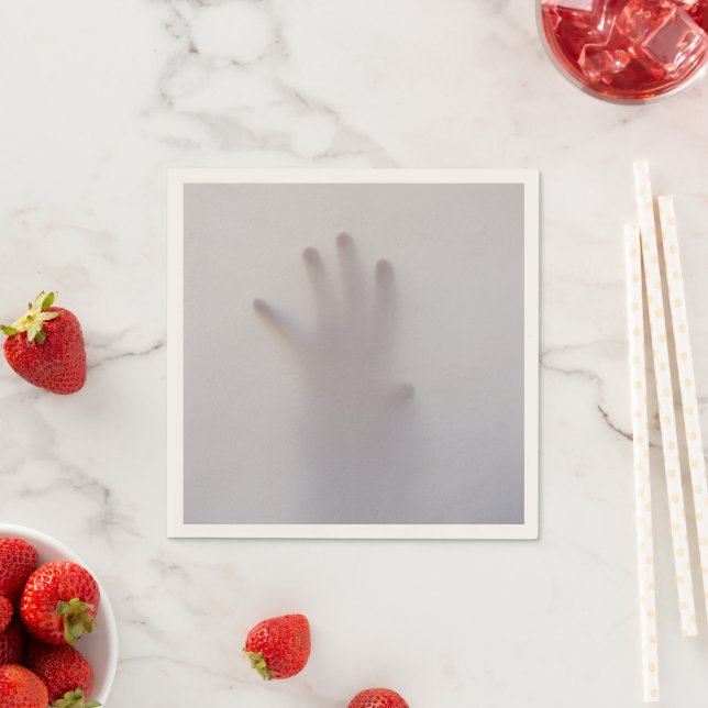 Customizable Scary Halloween napkins  (Insitu)