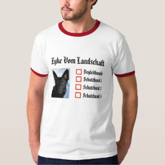 CUSTOMIZABLE SchH Report Card T-Shirt