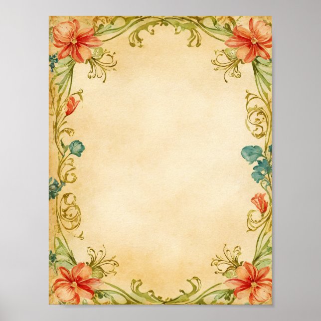 Customizable Scrapbook & Journal Supplies Download Poster (Front)