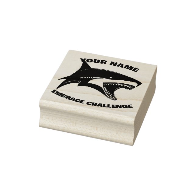 Customizable Shark Rubber Stamp (Stamp)