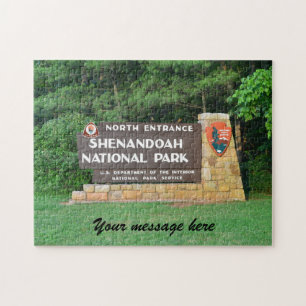 Customizable Shenandoah National Park Puzzle